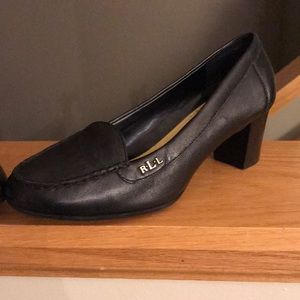 Ralph Lauren black heels